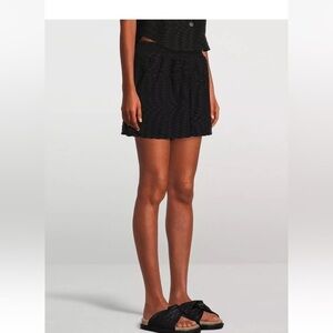 Good‎ American Black Women's jacquard terry cloth small Shorts